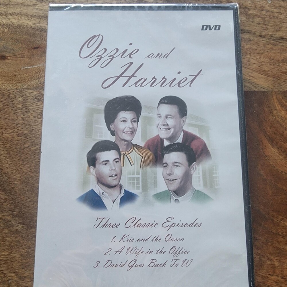 Ozzie And Harriet DVD Series 3 Episodes Full Screen B&W Digiview Ent New Sealed